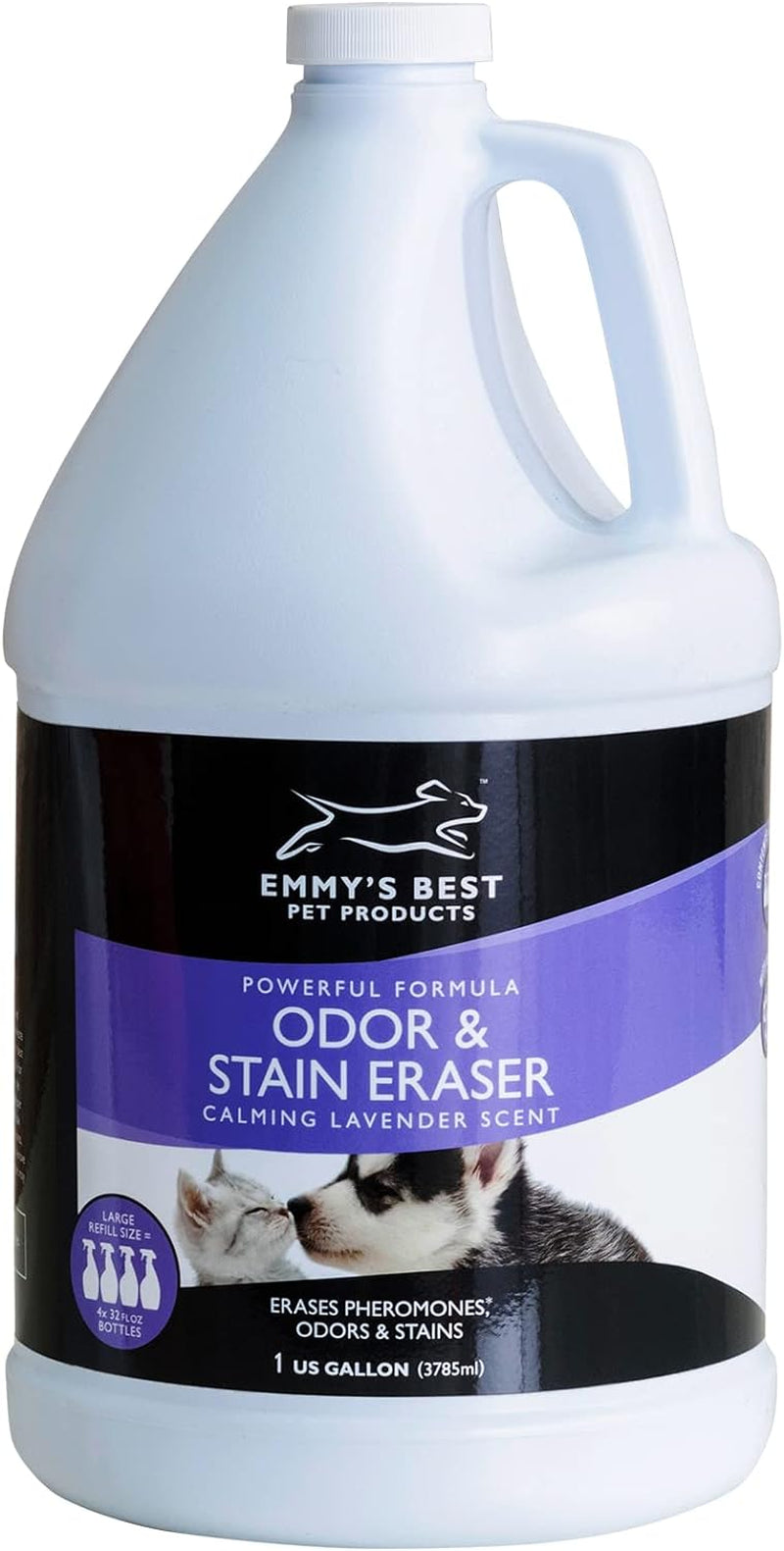 Odor & Stain Eraser - Made in the USA - Pet Odor Absorber and Room Deodorizer for Home Use - Odor Remover and Urine Odor Eliminator - Lavender Enzyme Carpet Cleaner