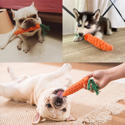 Pet Dog Toys Cartoon Animal Dog Chew Toys Durable Braided Bite Resistant Puppy Molar Cleaning Teeth Cotton Rope Toy