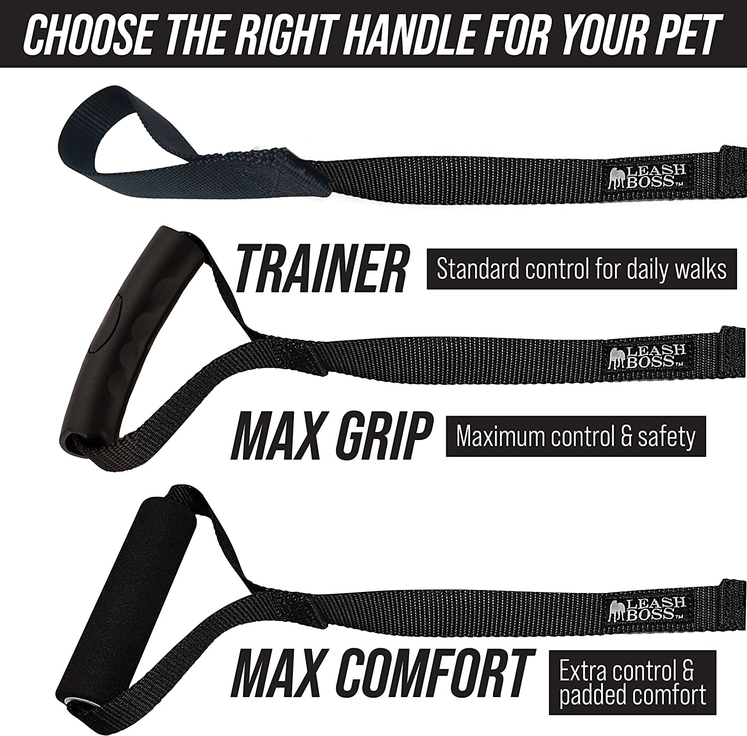 Extra Long Dog Leash - Long Lead Leash for Dog Training - Recall Leash for Dogs outside 30 Foot Black