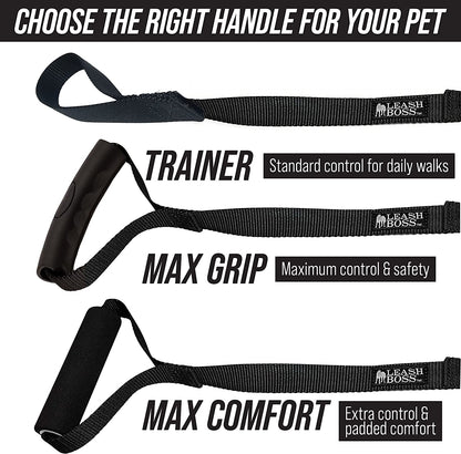 Extra Long Dog Leash - Long Lead Leash for Dog Training - Recall Leash for Dogs outside 30 Foot Black