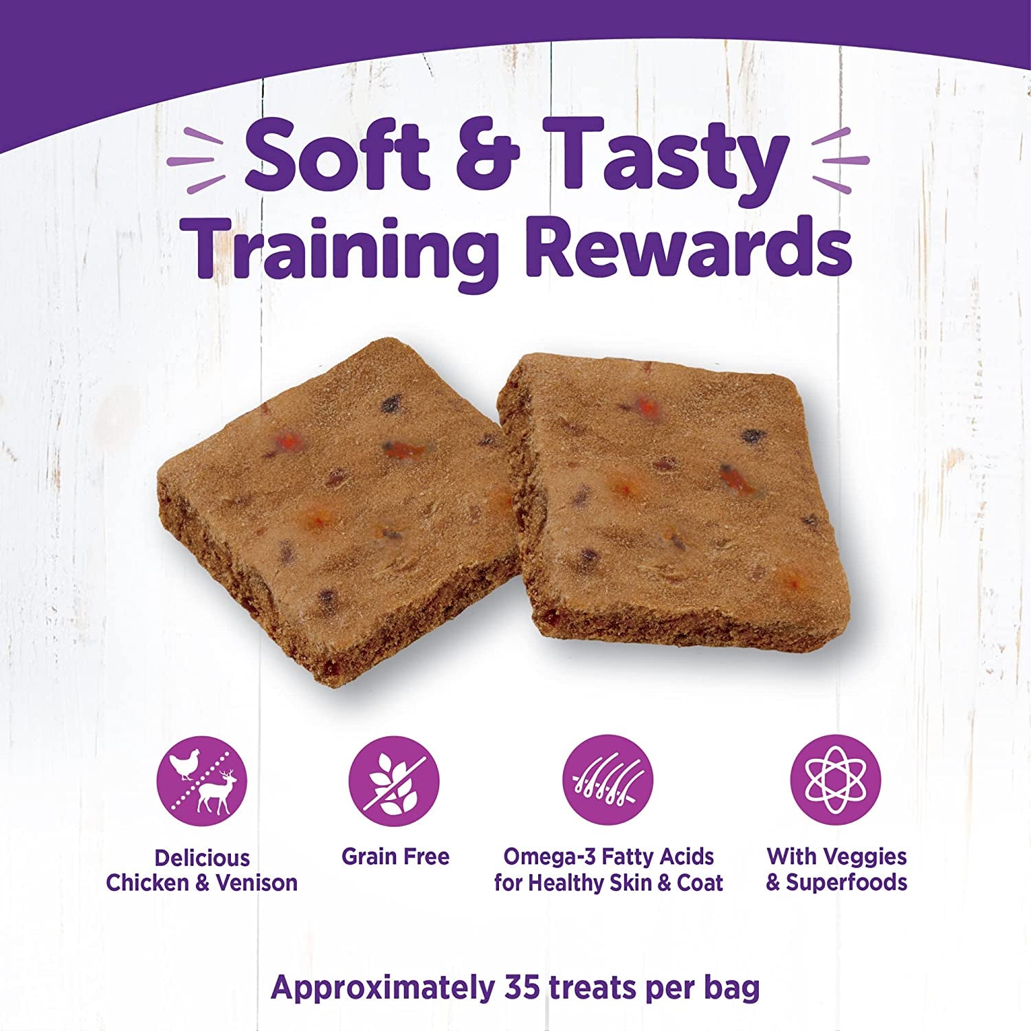 Wellness Rewarding Life Grain-Free Soft Dog Treats 