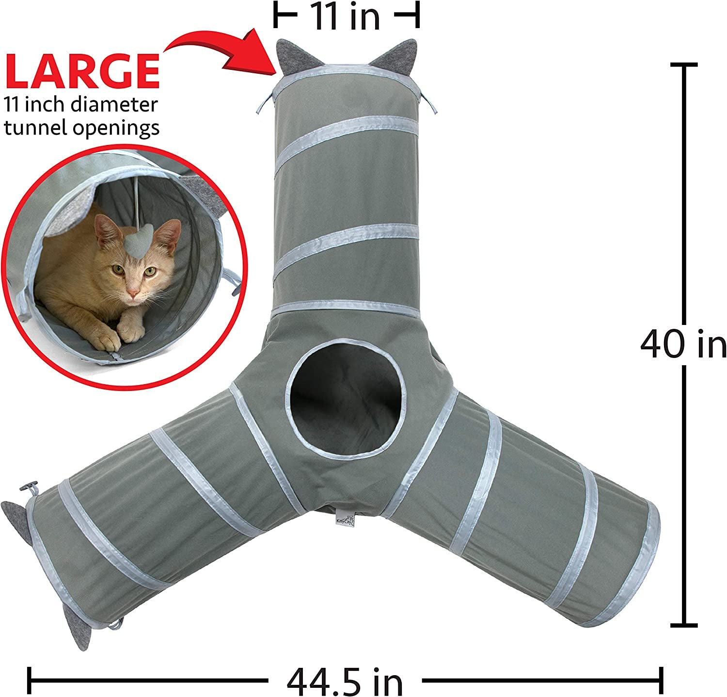 Kitty City Cat Tunnel, Cat Bed, Tunnel, Cat and Kitty Toys