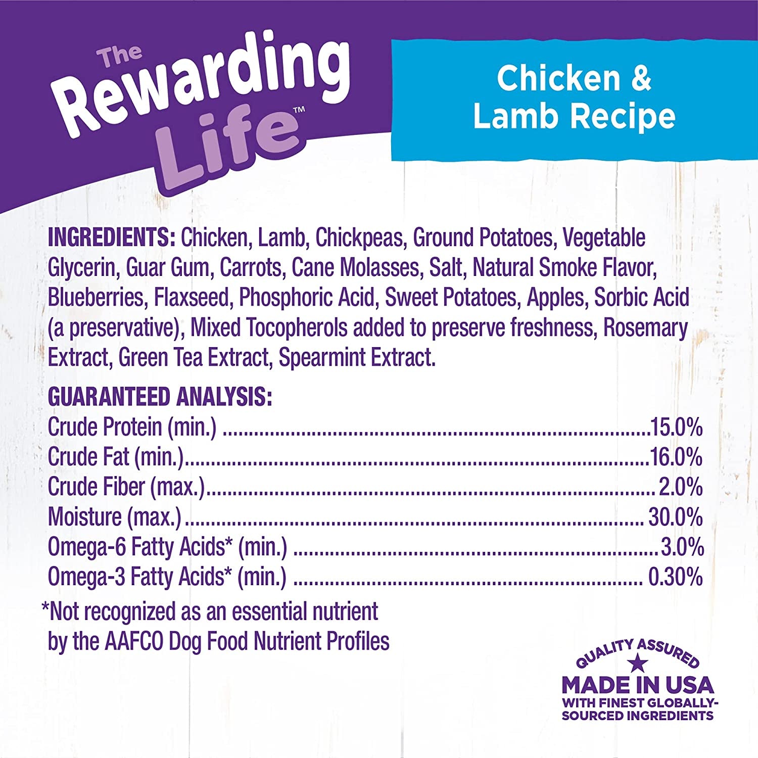 Wellness Rewarding Life Grain-Free Soft Dog Treats (Previously Wellbites), Made in USA with Natural Ingredients, Ideal for Training (Chicken & Lamb Recipe, 6-Ounce Bag)