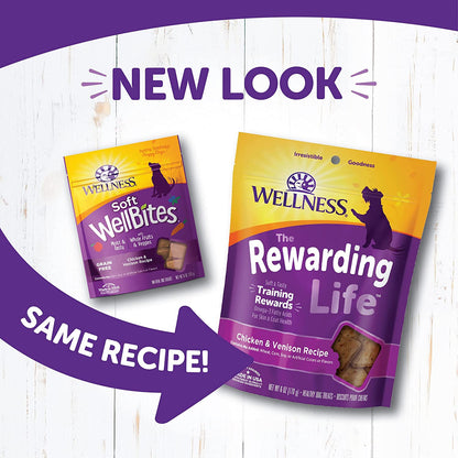 Wellness Rewarding Life Grain-Free Soft Dog Treats 