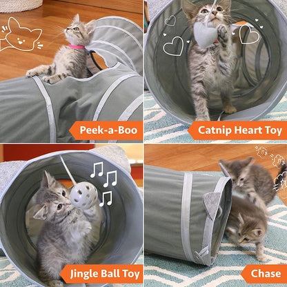 Kitty City Cat Tunnel, Cat Bed, Tunnel, Cat and Kitty Toys