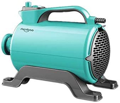 High Velocity Professional Dog Pet Grooming Hair Drying Force Dryer Blower 5.0HP (Super Cyclone) SHD-2600P (Green)