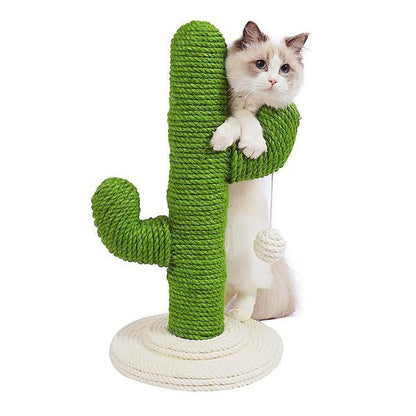 Cat Toy Cactus Cat Climbing Frame Green Cactus Prickly Pear Cat Scratcher Sisal Cat Scratching Post Cat Grinding Claw Toy