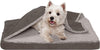 Blanket Top - Berber  Suede (Gray) / Orthopedic Foam / Medium