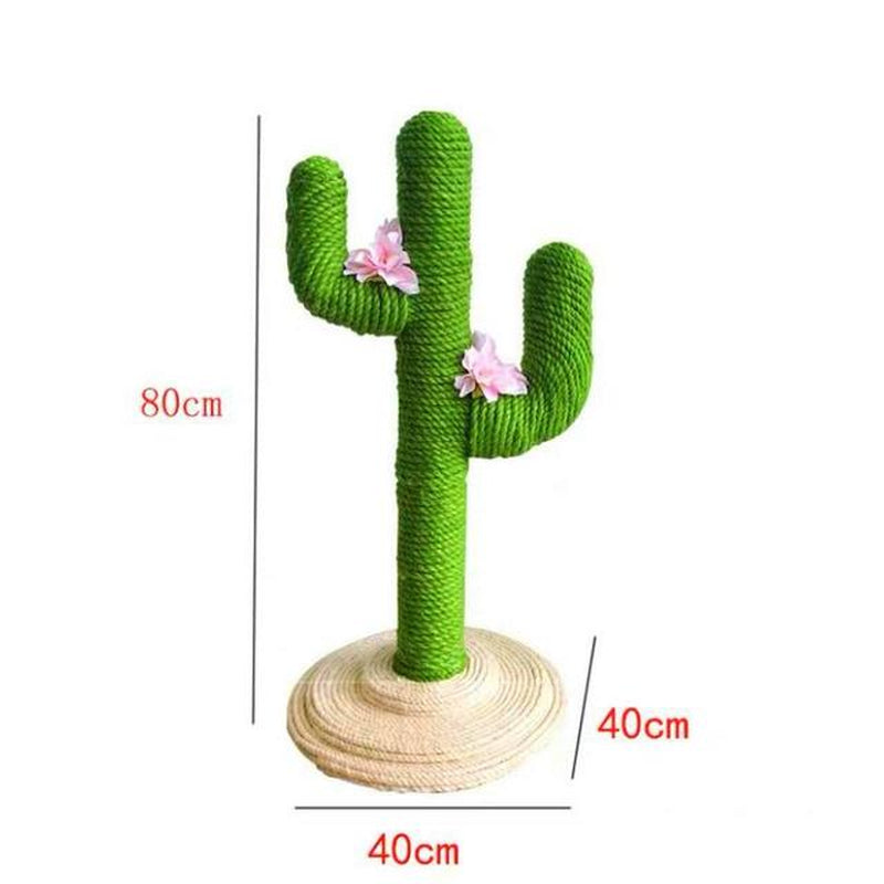 Cat Toy Cactus Cat Climbing Frame Green Cactus Prickly Pear Cat Scratcher Sisal Cat Scratching Post Cat Grinding Claw Toy