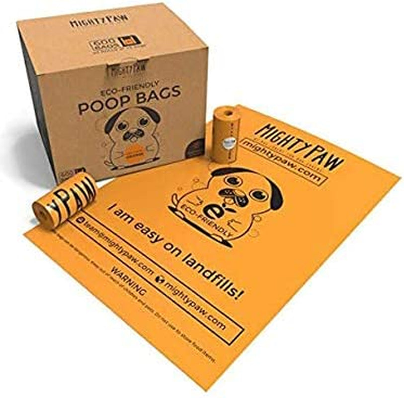 Eco-Friendly Extra-Thick Poop Bags (Lavender-Scented & Biodegradable 9" X 13" )