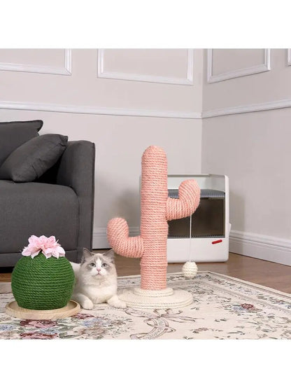 Cat Toy Cactus Cat Climbing Frame Green Cactus Prickly Pear Cat Scratcher Sisal Cat Scratching Post Cat Grinding Claw Toy