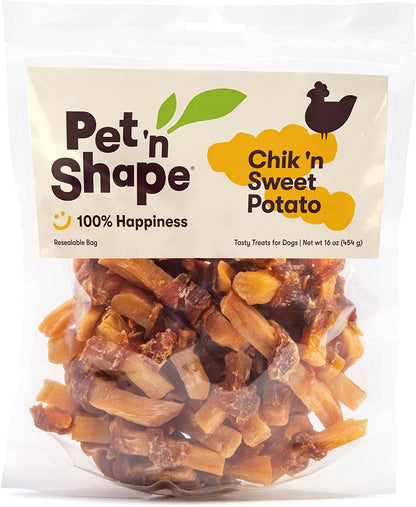 Sweet Potato Chews Jerky Treats - 1 Pound