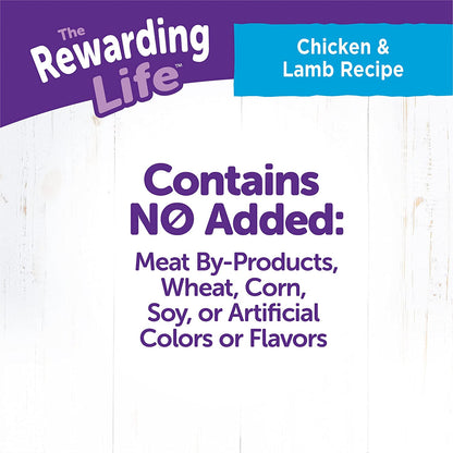 Wellness Rewarding Life Grain-Free Soft Dog Treats (Previously Wellbites), Made in USA with Natural Ingredients, Ideal for Training (Chicken & Lamb Recipe, 6-Ounce Bag)